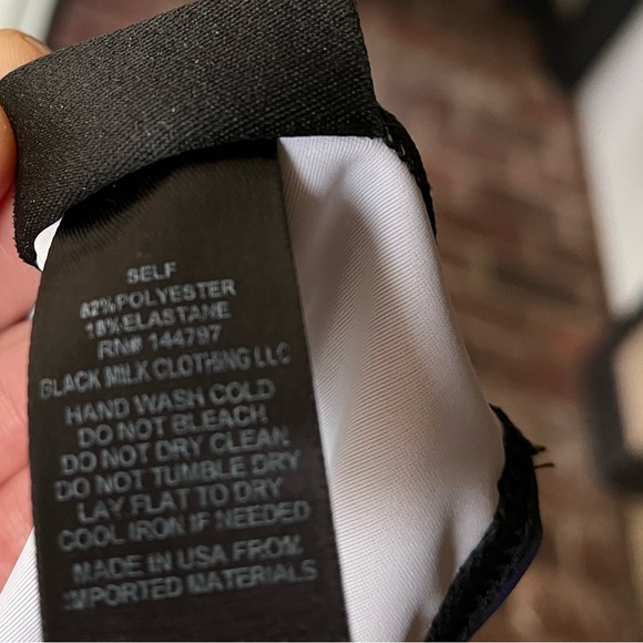 Black Milk Clothing XS Written In The Stars Reversible Skater Dress - Picture 2 of 3